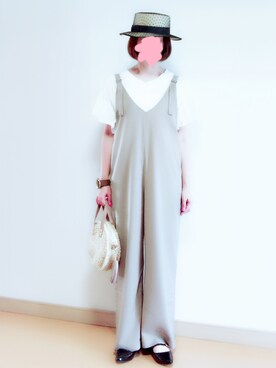 junjunさん（レディース・162cm）の夏コーディネート