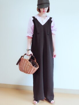 junjunさん（レディース・162cm）の夏コーディネート
