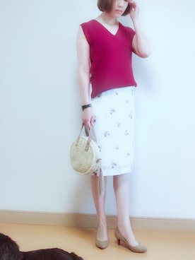 junjunさん（レディース・162cm）の夏コーディネート