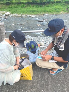 「OFFICIAL TEAM（オフィシャルチーム）のアイテム」を使った、はらさん（レディース・146cm）の夏コーディネート