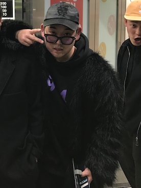 「8seconds（エイトセカンズ）のアイテム（帽子）」を使った、しゅーまさん（メンズ・172cm）の春コーディネート