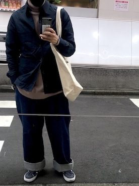 「STUSSY（ステューシー）のアイテム」を使った、DAさん（メンズ・170cm）の秋コーディネート