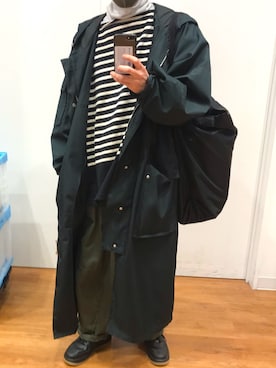 「is-ness（イズネス）のアイテム」を使った、DAさん（メンズ・170cm）の春コーディネート