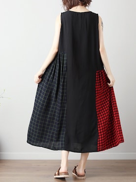 「アイテム（シャツワンピース、ブラック系）」を使った、ガ〜さん（レディース・162cm）の冬コーディネート