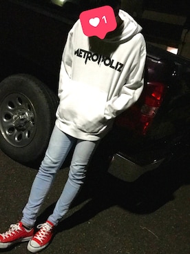 「PROGRES（プログレ）のアイテム（パンツ）」を使った、ひさんさん（メンズ・166cm）の秋コーディネート