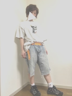 「FAT(エフエイティー)のアイテム(バッグ)」を使った、Aska🌺さん(レディース・160cm)の春コーディネート