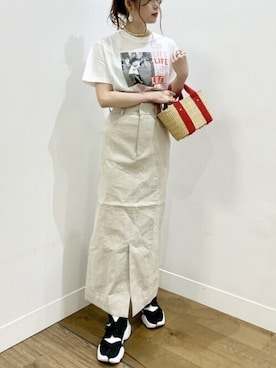 「KBF+（ケービーエフプラス）のアイテム」を使った、ゆめみんさん（レディース・165cm）の春コーディネート