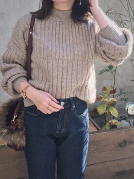 かんまゆさん（レディース・153cm）の冬コーディネート
