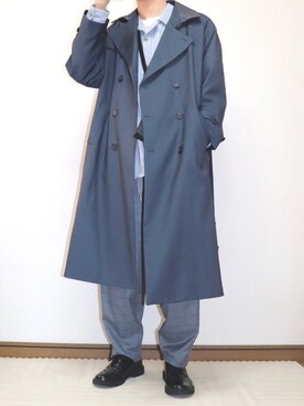 「CASPER JOHN」｜「アイテム（その他トップス）」を使った、ともさん（メンズ・172cm）の冬コーディネート