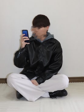 「アイテム（イヤーカフ）」を使った、ともさん（メンズ・172cm・10代）の春コーディネート