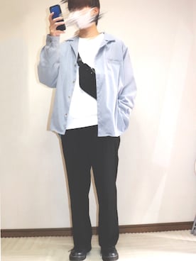 「アイテム（イヤーカフ）」を使った、ともさん（メンズ・172cm・10代）の春コーディネート