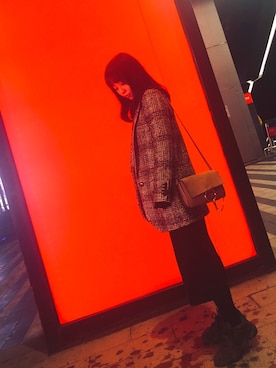 「MARANT ETOILE（マランエトワール）のアイテム（ジャケット/アウター）」を使った、张张张张张大七七七さん（レディース・158cm）の冬コーディネート