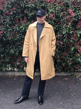 「MORGAN（モルガン）のアイテム」を使った、kohkixさん（メンズ・178cm）の春コーディネート