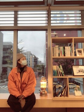 「plain-me（プレインミー）のアイテム（ジャケット/アウター）」を使った、cianさん（レディース・163cm）の冬コーディネート