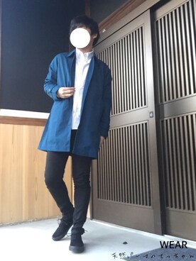 「REPIDO（リピード）のアイテム（その他アウター）」を使った、てつさん（メンズ・165cm）の冬コーディネート