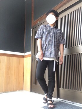 「La porte de demain（ラポルトドゥドゥマン）のアイテム」を使った、てつさん（メンズ・164cm）の夏コーディネート