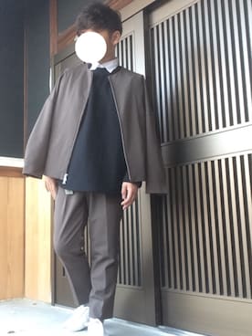 「ジャックパーセル」｜「アイテム（ブルゾン）」を使った、てつさん（メンズ・164cm）の秋コーディネート