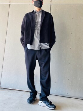 「JOURNAL STANDARD relume（ジャーナルスタンダード　レリューム）のアイテム（ブルゾン）」を使った、Genkiさん（メンズ・174cm）の冬コーディネート