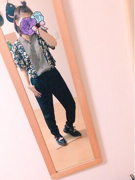 「humor」｜ちゃんさなさん（レディース・153cm）の夏コーディネート