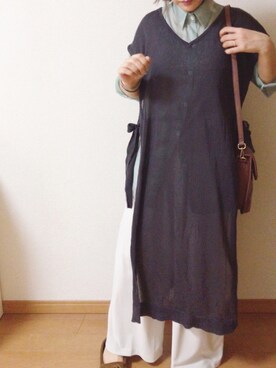 「fredy repit（フレディレピ）のアイテム（バッグ）」を使った、𝕂𝕒𝕋（きゃっと）さん（レディース・150cm）の夏コーディネート