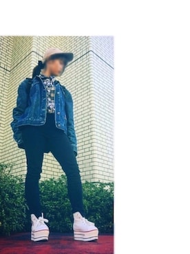 「RealBvoice（リアルビーヴォイス）のアイテム」を使った、Yjkena/中瀬雪菜さん（レディース・148cm）の春コーディネート