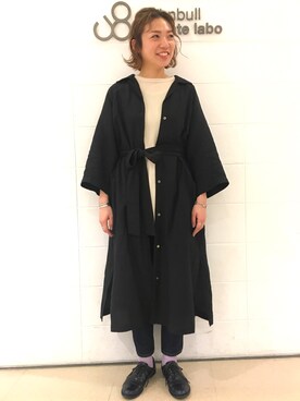 「Johnbull Private labo（ジョンブルプライベートラボ）のアイテム（ワンピース/ドレス）」を使った、MAIさん（レディース・163cm）の春コーディネート
