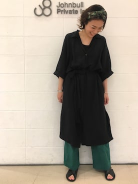 「Johnbull Private labo（ジョンブルプライベートラボ）のアイテム（ワンピース/ドレス）」を使った、MAIさん（レディース・163cm）の春コーディネート