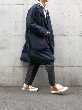 「TEATORA（テアトラ）のアイテム（ジャケット/アウター）」を使った、CYGさん（メンズ・178cm）の春コーディネート