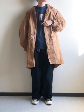 「BASISBROEK（バシスブルック）のアイテム（ブルゾン）」を使った、CYGさん（メンズ・178cm）の冬コーディネート
