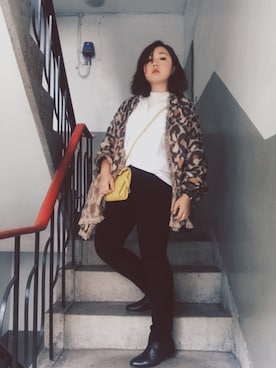 「MONKI」｜Betsy M.さん（レディース・168cm）の冬コーディネート