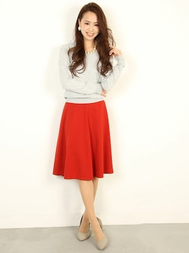 「FELLINI（フェリーニ）のアイテム」を使った、フェリーニさん（レディース・156cm）の春コーディネート