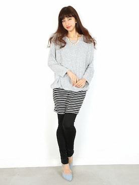 フェリーニさん（レディース・166cm）の春コーディネート