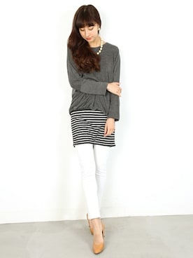 フェリーニさん（レディース・166cm）の春コーディネート