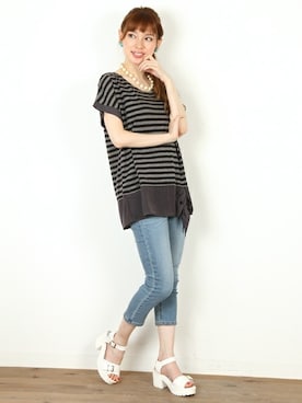 フェリーニさん（レディース・162cm）の春コーディネート