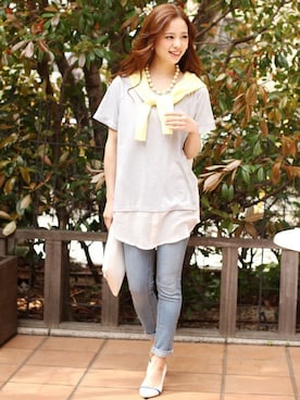 フェリーニさん（レディース・156cm）の春コーディネート