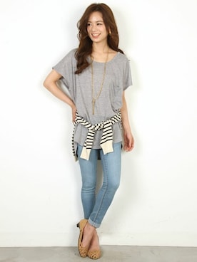 フェリーニさん（レディース・156cm）の春コーディネート