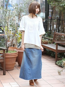 フェリーニさん（レディース・166cm）の夏コーディネート