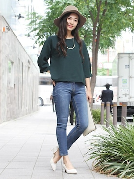 フェリーニさん（レディース・167cm）の秋コーディネート