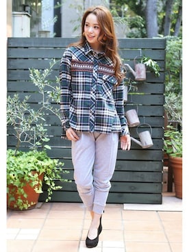 フェリーニさん（レディース・156cm）の秋コーディネート