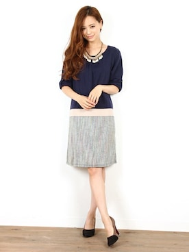 「FELLINI（フェリーニ）のアイテム」を使った、フェリーニさん（レディース・156cm）の秋コーディネート