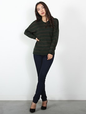 「FELLINI（フェリーニ）のアイテム」を使った、フェリーニさん（レディース・167cm）の秋コーディネート