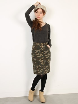 「FELLINI（フェリーニ）のアイテム」を使った、フェリーニさん（レディース・162cm）の冬コーディネート