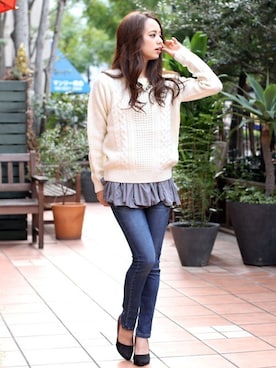 フェリーニさん（レディース・156cm）の冬コーディネート