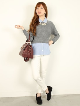 「FELLINI（フェリーニ）のアイテム」を使った、フェリーニさん（レディース・162cm）の冬コーディネート