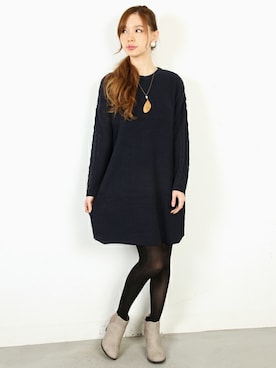 「FELLINI（フェリーニ）のアイテム」を使った、フェリーニさん（レディース・162cm）の冬コーディネート