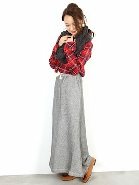 「スヌード」｜フェリーニさん（レディース・156cm）の冬コーディネート