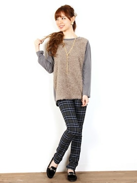 「FELLINI（フェリーニ）のアイテム」を使った、フェリーニさん（レディース・162cm）の冬コーディネート