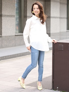 「FELLINI（フェリーニ）のアイテム」を使った、フェリーニさん（レディース・156cm）の春コーディネート