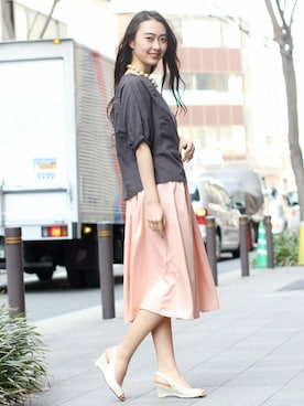 フェリーニさん（レディース・167cm）の春コーディネート