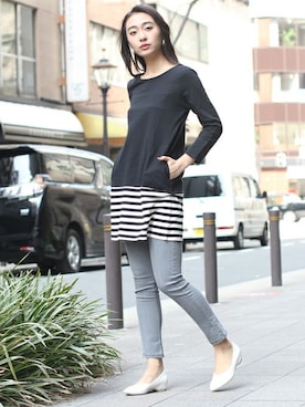 フェリーニさん(レディース・167cm)の春コーディネート